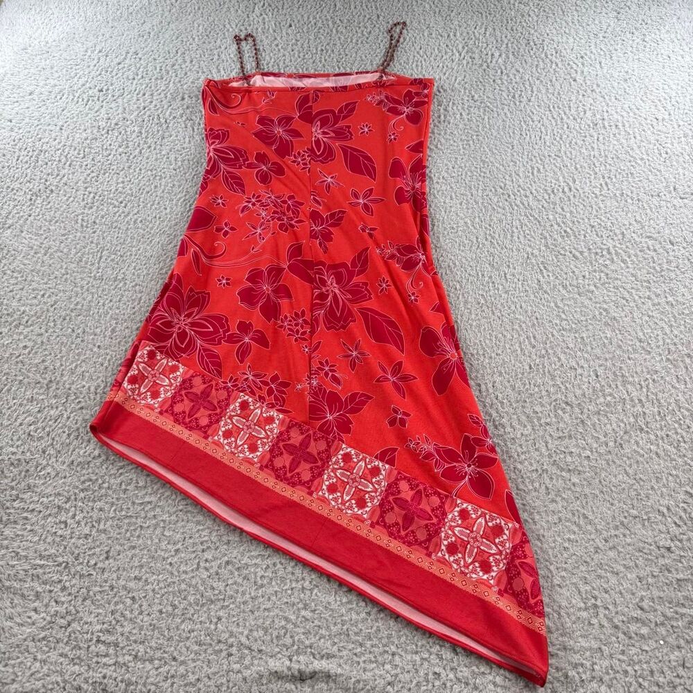 American-vintage Women's Red and Pink Dress - Picture 3 of 8